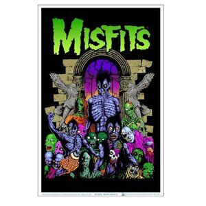 Misfits Earth A.D. Blacklight Poster 166